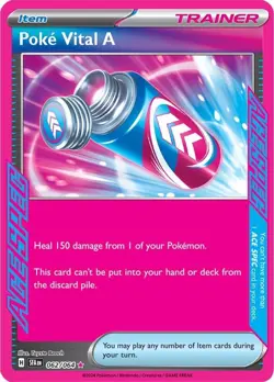Poke Vital A 062/064 Ace Rare LP-NM - Pokemon TCG S&V Shrouded Fable SFA - Image 3