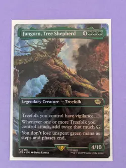 MTG: The Lord of the Rings: Fangorn, Tree Shepherd Borderless Foil #0415 - NM - Image 1