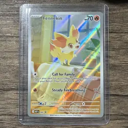 2025 Pokemon MEP Black Star Promos Fennekin #80 - Image 1