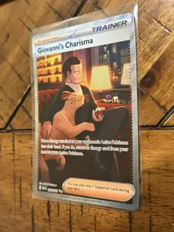 Pokemon TCG - Scarlet & Violet - Giovanni’s Charisma 204/165 - SIR Secret Rare - Image 5