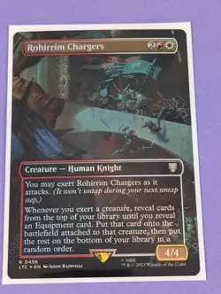 MTG: The Lord of the Rings: Rohirrim Chargers Borderless Foil #0496 Rare - NM - Image 1