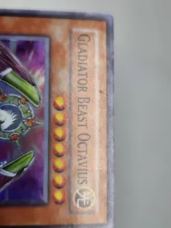 Yugioh Gladiator Beast Octavius GLAS-ENSP1 Super Rare Limited Edition LP - Image 3