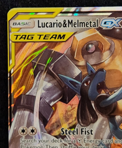 2019 Pokemon Unbroken Bonds Lucario & Melmetal GX #120/214 EX-NM - Image 2