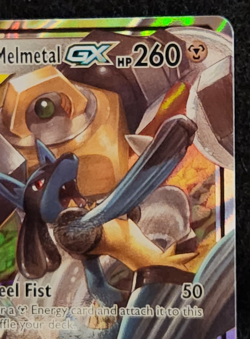 2019 Pokemon Unbroken Bonds Lucario & Melmetal GX #120/214 EX-NM - Image 3