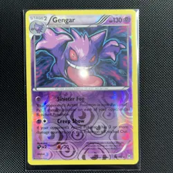 Pokemon Gengar TCG Breakthrough Reverse Holo Holo Rare Card 60/162 - Image 1