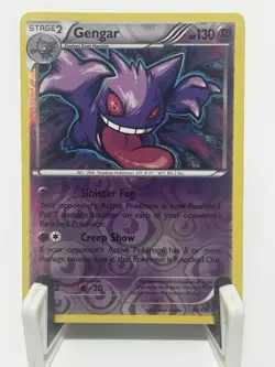Pokemon Gengar TCG Breakthrough Reverse Holo Holo Rare Card 60/162 - Image 1