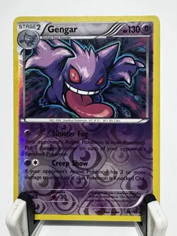 Pokemon Gengar TCG Breakthrough Reverse Holo Holo Rare Card 60/162 - Image 2