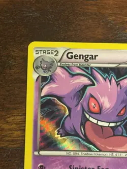 Pokemon TCG Gengar Breakthrough 60/162 Reverse Holo Rare Stage 2 130 - Image 2