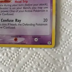 Nintendo Pokemon TCG Haunter 34/112 Reverse Holo Uncommon FireRed LeafGreen 2004 - Image 4
