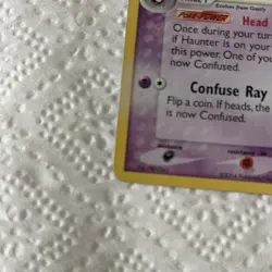 Nintendo Pokemon TCG Haunter 34/112 Reverse Holo Uncommon FireRed LeafGreen 2004 - Image 5