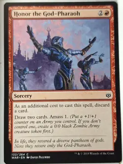 Honor the God-Pharaoh - War of the Spark - Magic the Gathering MTG Nice! - Image 1