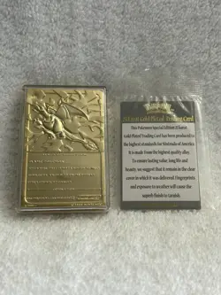 1999 Burger-King 23 Karat Gold-plated Pokemon Cards lot of 6 - Image 4