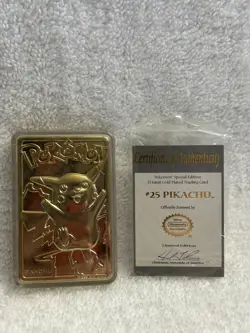 1999 Burger-King 23 Karat Gold-plated Pokemon Cards lot of 6 - Image 5