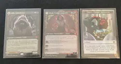 x2 NM+ FOIL MTG Valki, God of Lies / Tibalt, Cosmic Impostor & Emblem Magic Card - Image 1