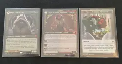 x2 NM+ FOIL MTG Valki, God of Lies / Tibalt, Cosmic Impostor & Emblem Magic Card - Image 2