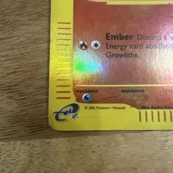 Growlithe 51/147 Aquapolis Reverse Holo LP/MP Pokemon Card - Image 5