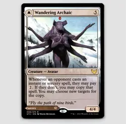 Wandering Archaic // Explore the Vastlands - STX #6 Rare - NM Strixhaven: School - Image 1