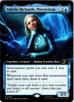 Valeria Richards, Precocious (Extended Art) R Commander: Marvel Super Heroes 342 - Image 1