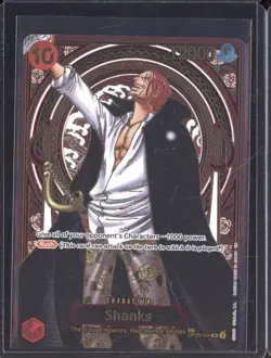 Shanks Gold Foil OP09-004 SSP 2025 One Piece Carrying On His Will - Image 1