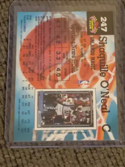 1992-93 Topps Stadium Club - Shaquille O'Neal #247 (RC) - Image 2