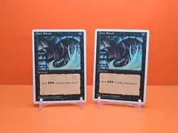 ⚫⚫⚫ (2) 1995 Magic The Gathering DARK RITUAL 4TH EDITION HEAVY PLAYED ⚫⚫⚫ - Image 1