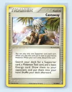Pokemon tcg Crystal Guardians Castaway Lightly played - Image 1