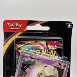 Sealed Pokemon Chaos Rising Blister Pack Mimikyu Zacian Promo + Coin - Image 2