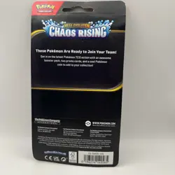 Sealed Pokemon Chaos Rising Blister Pack Mimikyu Zacian Promo + Coin - Image 4
