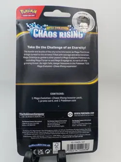 Pokemon TCG ME04 Chaos Rising Toxel Checklane Blister Promo Coin Sealed - Image 3