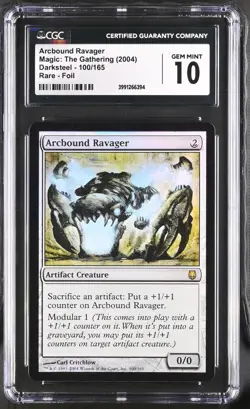 ARCBOUND RAVAGER Darksteel Foil Rare CGC 10 MTG [Nostalgium] - Image 1