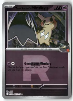 Team Rocket's Mimikyu (Team Rocket) 097/217 Uncommon Ascended Heroes Pokemon NM - Image 1