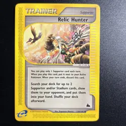 Relic Hunter 120/144 Skyridge Regular Uncommon Pokemon LP+/NM - Image 1