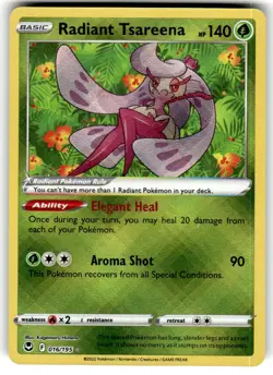 2022 Pokemon Sword & Shield - Silver Tempest Radiant Tsareena #16/195 - Image 1