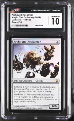 ARCBOUND RECLAIMER Darksteel Foil Rare CGC 10 MTG [Nostalgium] - Image 1