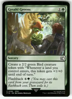 MTG FINAL FANTASY #190 Gysahl Greens NM+ - Image 1