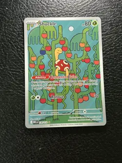 Pokemon TCG Shuckle 136/132 Mega Evolution Illustration Rare - Image 1