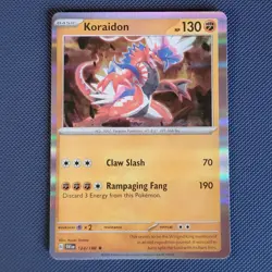 Koraidon 124/198 - Scarlet & Violet - Rare Holo Pokemon Card - NM - Image 1