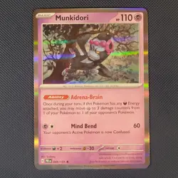 Munkidori 044/131 - Prismatic Evolutions - Rare Holo Pokemon Card - NM - Image 1