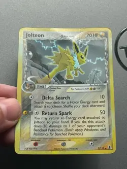 Pokemon TCG Jolteon EX Delta Species Holo Card 2005 7/113 - Image 3