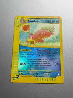 Slowbro 33/147 Aquapolis Reverse Holo Rare 2002 Pokemon TCG E Series - Image 2