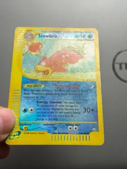 Slowbro 33/147 Aquapolis Reverse Holo Rare 2002 Pokemon TCG E Series - Image 4