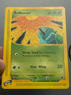 Bulbasaur 95/165 Common Expedition Base Set Pokemon E-Series Card - Image 3