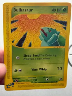 Bulbasaur 95/165 Common Expedition Base Set Pokemon E-Series Card - Image 4