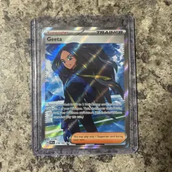 Pokemon Geeta Holo Ultra Rare TCG Card 218/197 Sv03: Obsidian Flames - Image 1