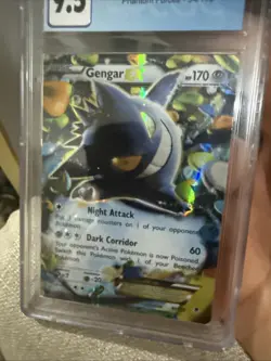 2014 Pokemon Gengar EX Phantom Forces #34 CGC 9.5 Mint+ Sun Faded - Image 2