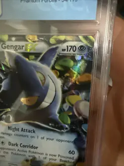 2014 Pokemon Gengar EX Phantom Forces #34 CGC 9.5 Mint+ Sun Faded - Image 3