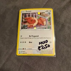 Pokemon Eevee SWSH175 Black Star Promo Trading Card Fusion Strike - Image 2