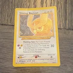Pokemon TCG Shining Noctowl 110/105 Neo Destiny Holo Secret Rare English 60HP - Image 1
