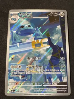 Metang 94/86 Illustration Rare Pokemon Chaos Rising ME04 NM - Image 1