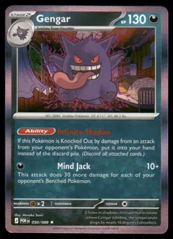 Gengar 050/088 Rare Perfect Order Pokemon Holo Near Mint - Image 1